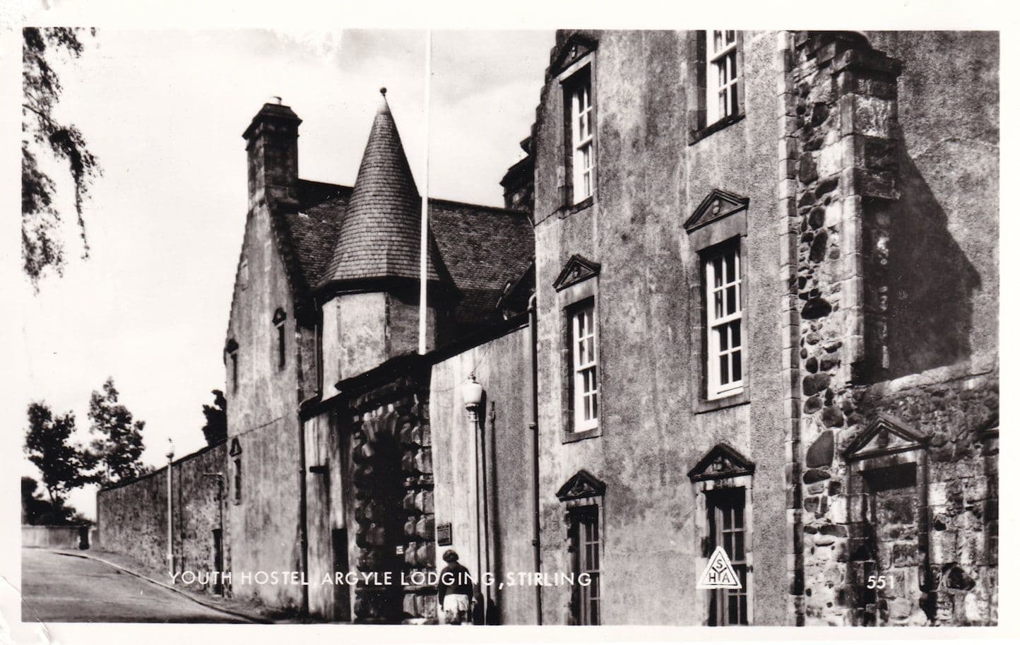 Argyle Lodging Stirling Youth Hostel Vintage Scottish Real Photo Postcard