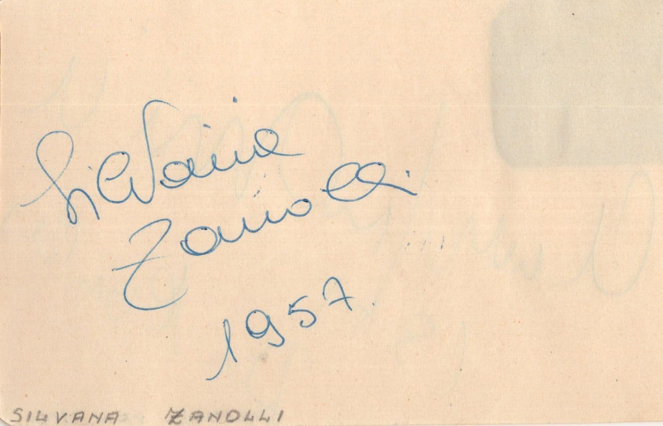 Arnold Van Mill Silvano Zanolli Opera Old Hand Signed Autograph Photo Card