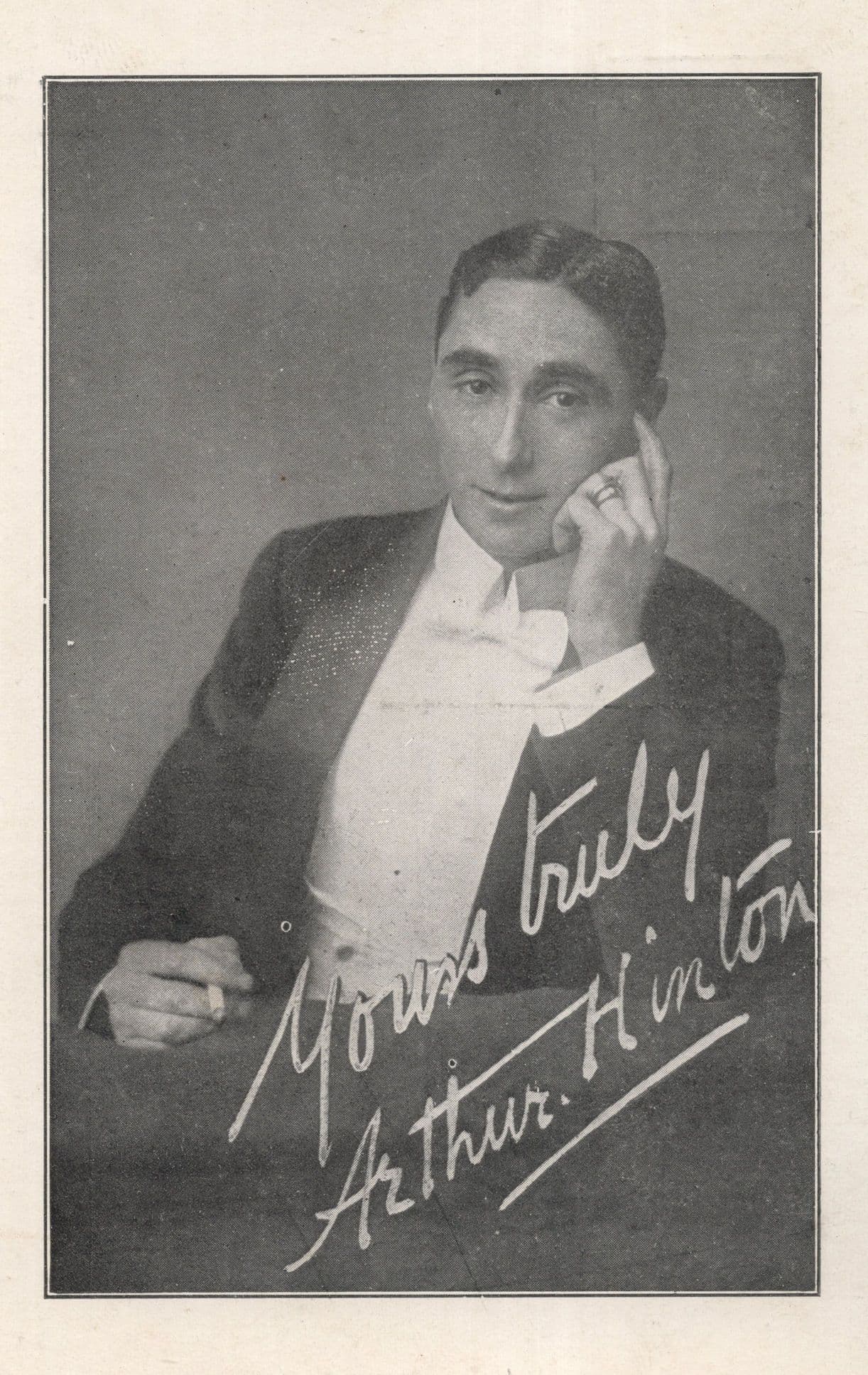 Arthur Hinton Classical Music Composer Printed Signed Postcard