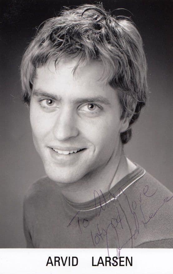 Arvid Larsen Actor The Fifth Mind Lilyhammer Hand Signed Photo