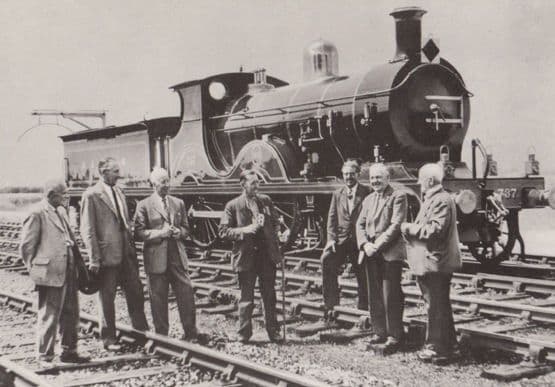 Ashford D Class in 1901 at Appledore & National Railway Museum in 1960 Postcard
