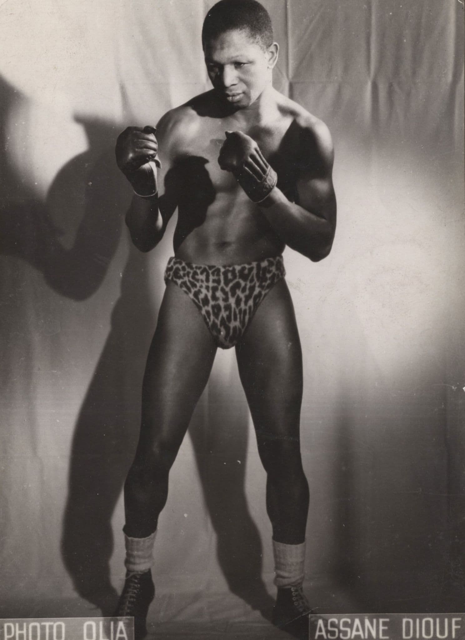 Assane Diouf Senegalese Boxer Antique 1930s Management Photo