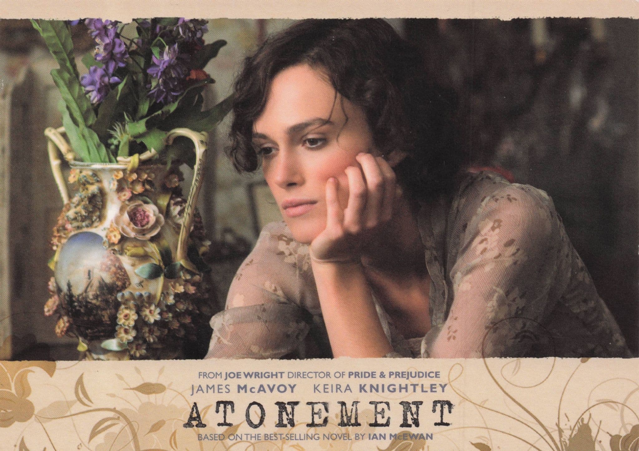 Atonement Film James McAvoy Joe Wright Photo Advertising Postcard