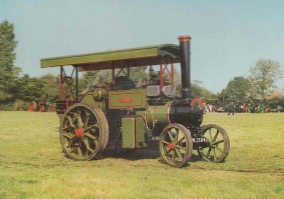 Aveling 1928 Tractor Roller Rochester Kent Wagon Vehicle Steam Engine Postcard