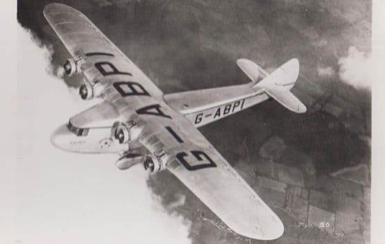 AW 15 Atlanta Military Plane Aircraft Vintage Plain Back Postcard Old Photo