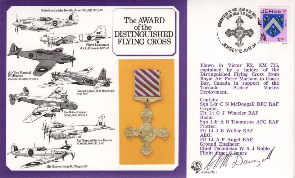 Award of the Distinguished Service Cross Neil McDougall Falklands War FDC