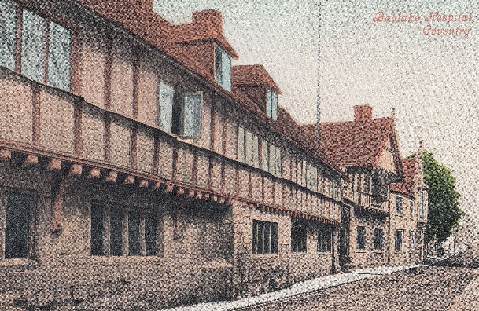 Bablake Hospital Coventry Postcard