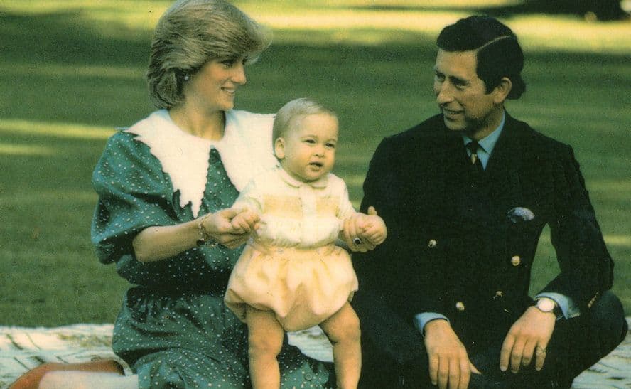 Baby Prince William at Government House Perth Australia Postcard