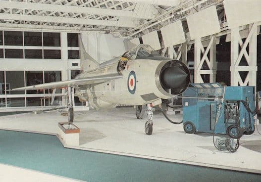 BAC Lightning P18 Military Museum Exhibit War Plane Postcard