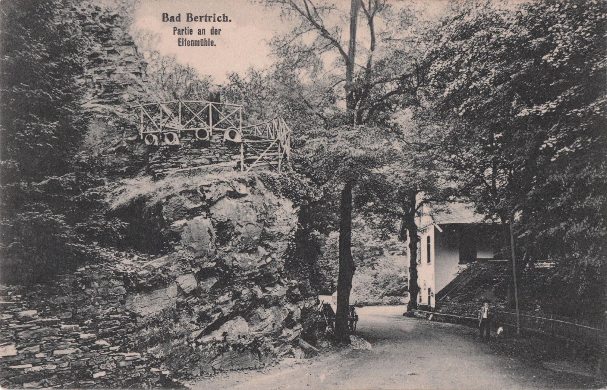 Bad Betrich Partie An Der Elfenmuhle German Rare Old Postcard