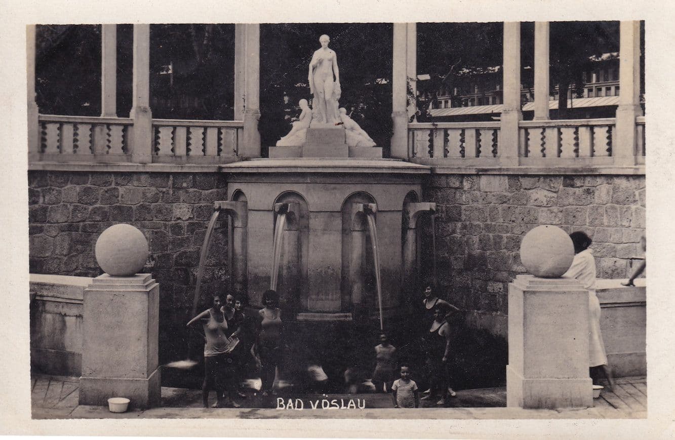 Bad Voslau Austria Vintage Real Photo Postcard