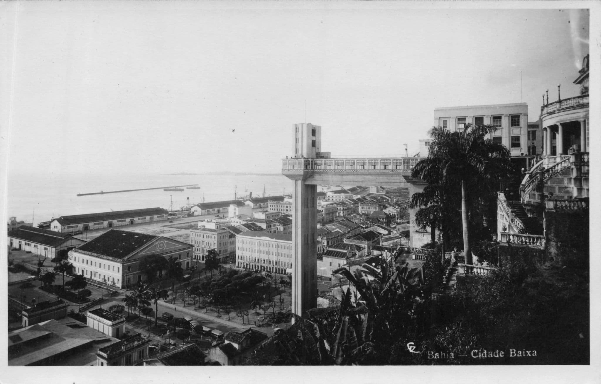 Bahia Cidade Baixa Brazil Rare Real Photo Old Postcard
