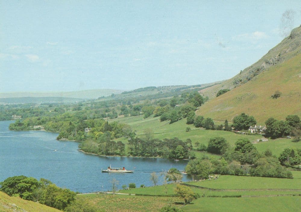 Bank House Sharrow Bay Hotel Ullswater Cumbria Postcard