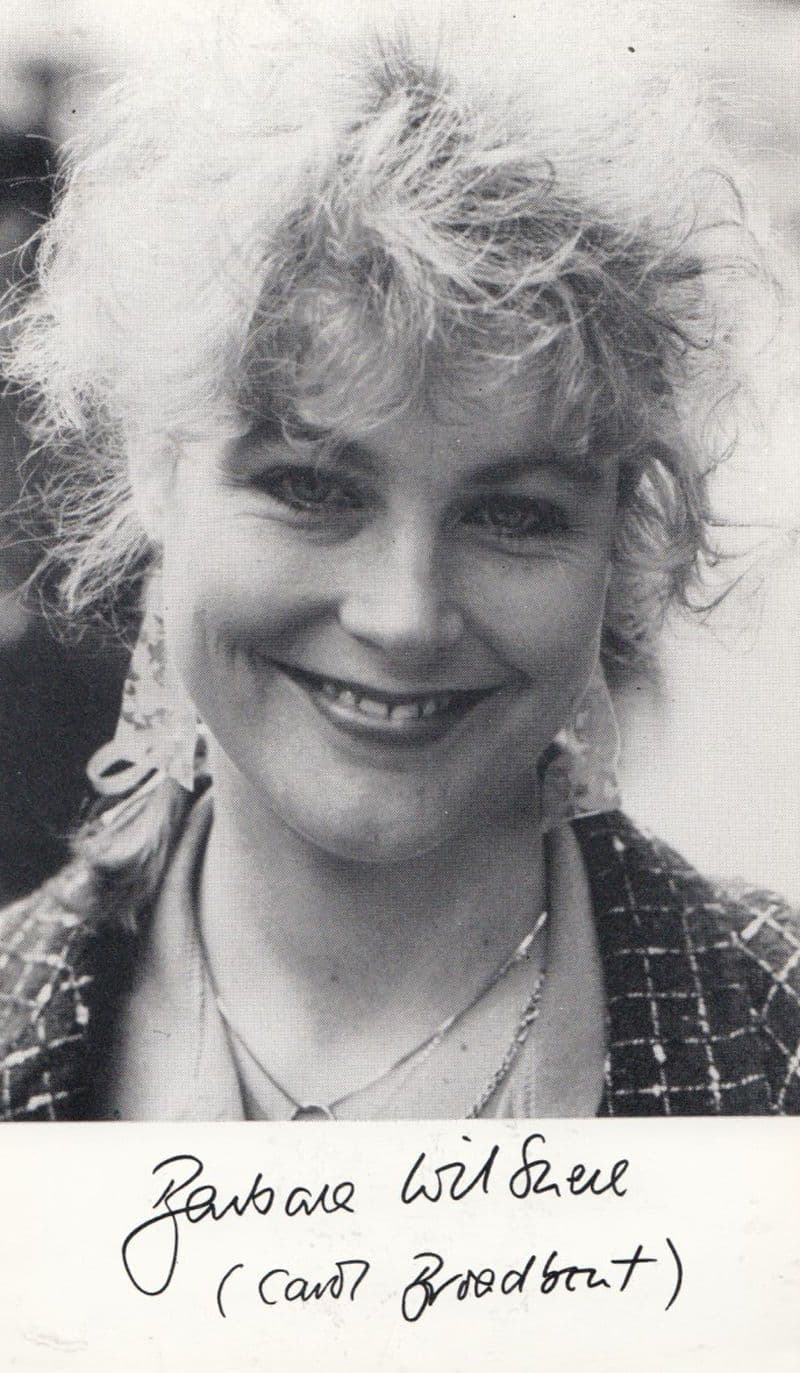 Barbara Wilshere Albion Market Printed Signed Photo Cast Card