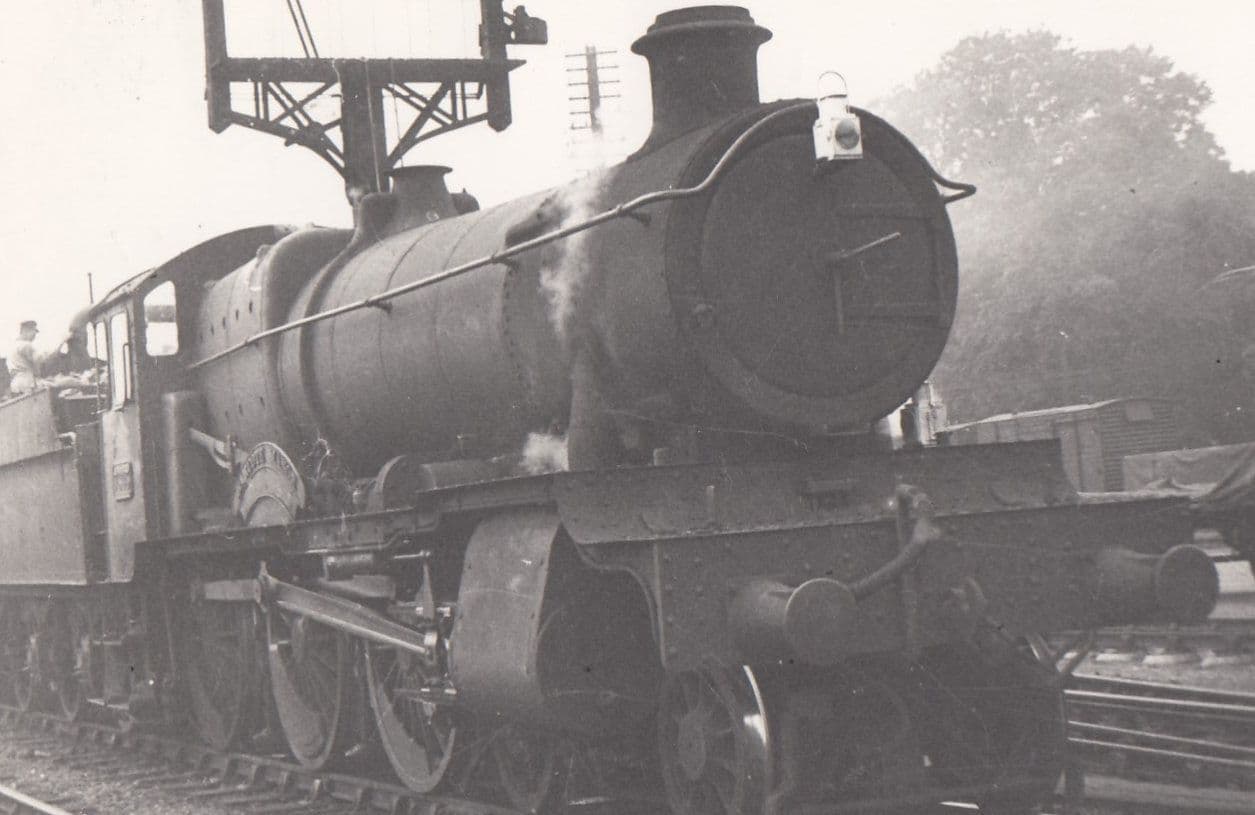 Barcote Manor 7803 Train on Cambrian Line Original Railway Photo