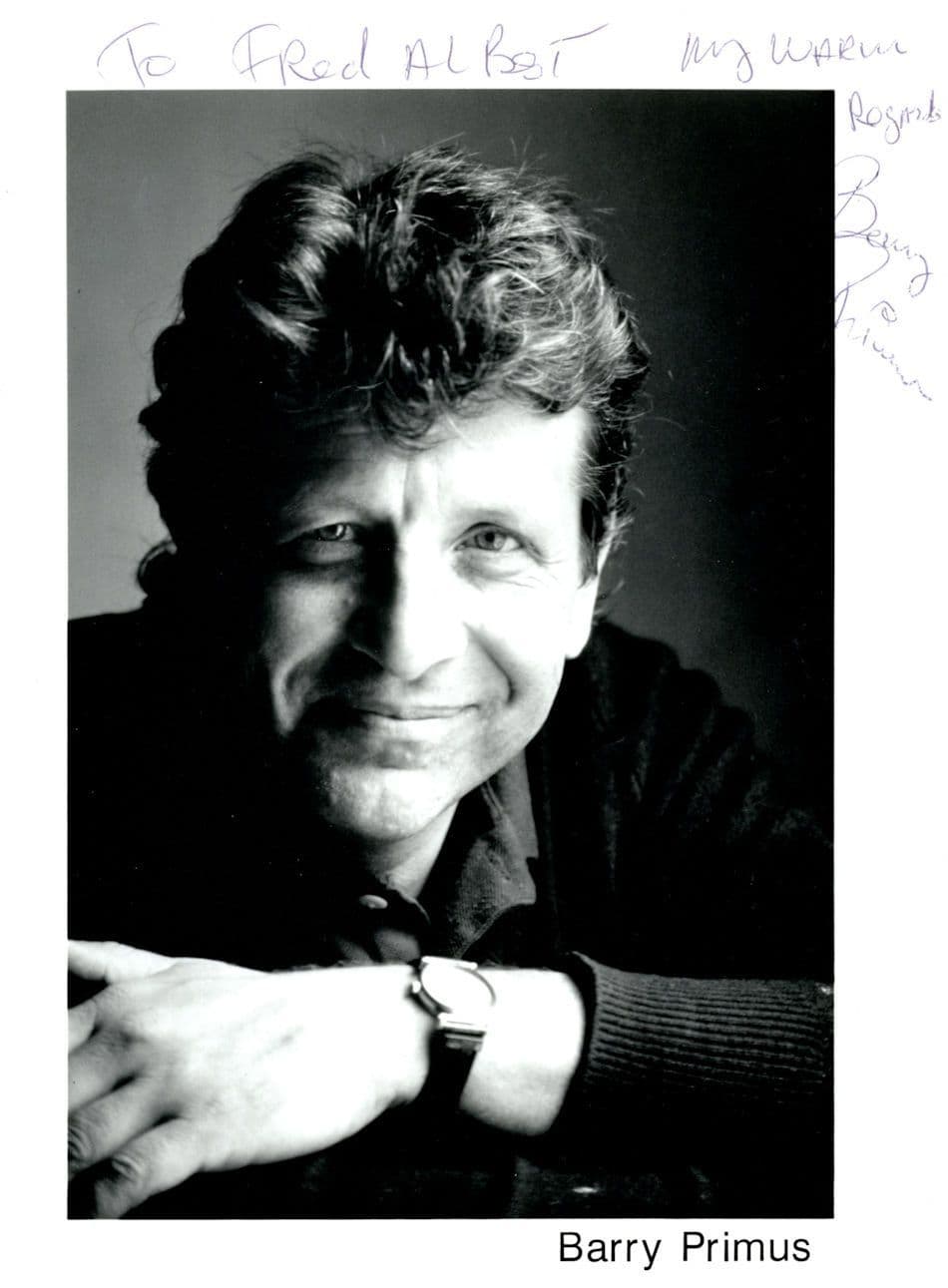 Barry Primus Musician 10x8 Large Hand Signed Photo Please Read