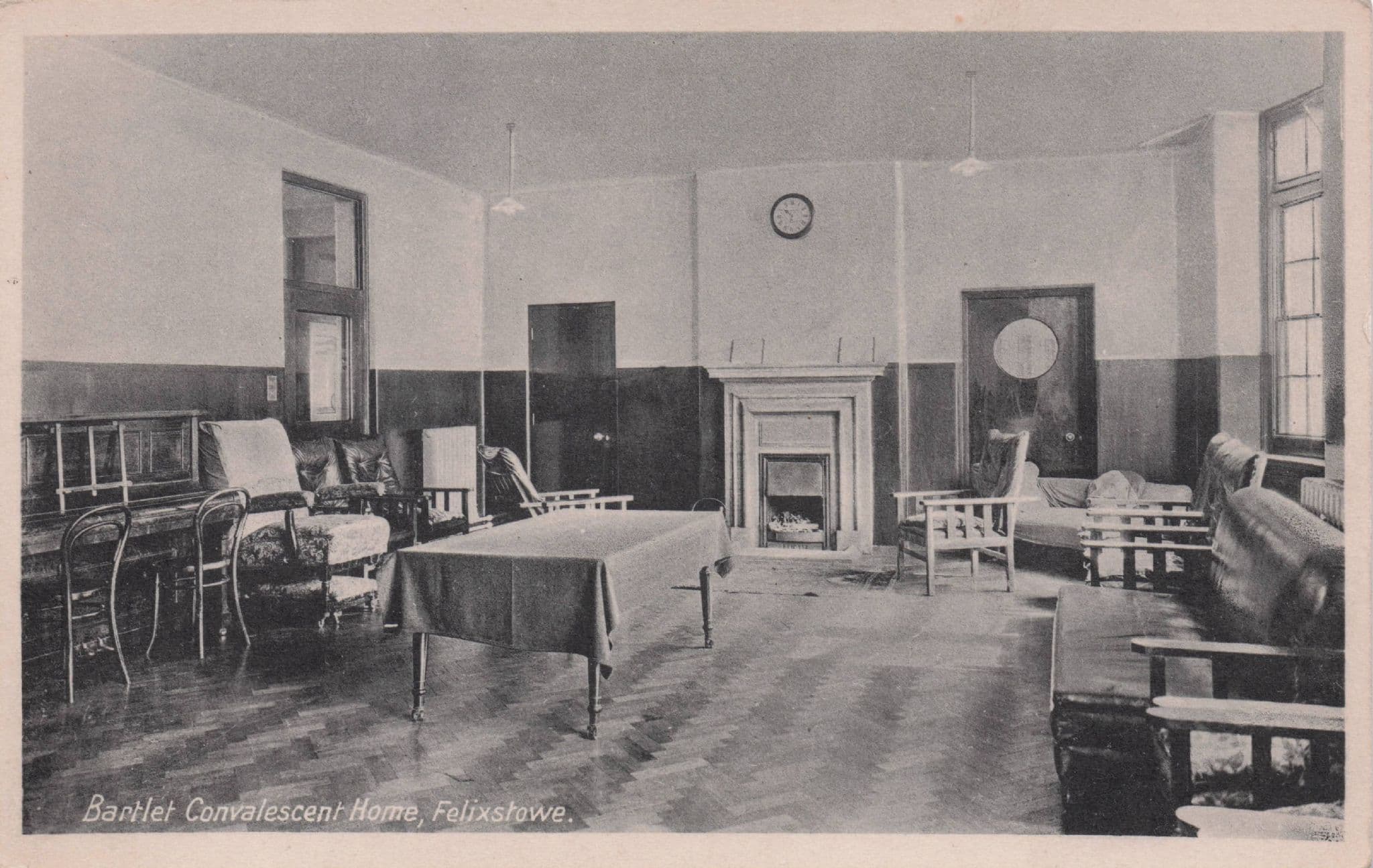Bartlet Convalescent Home Felixstowe Suffolk Old Postcard