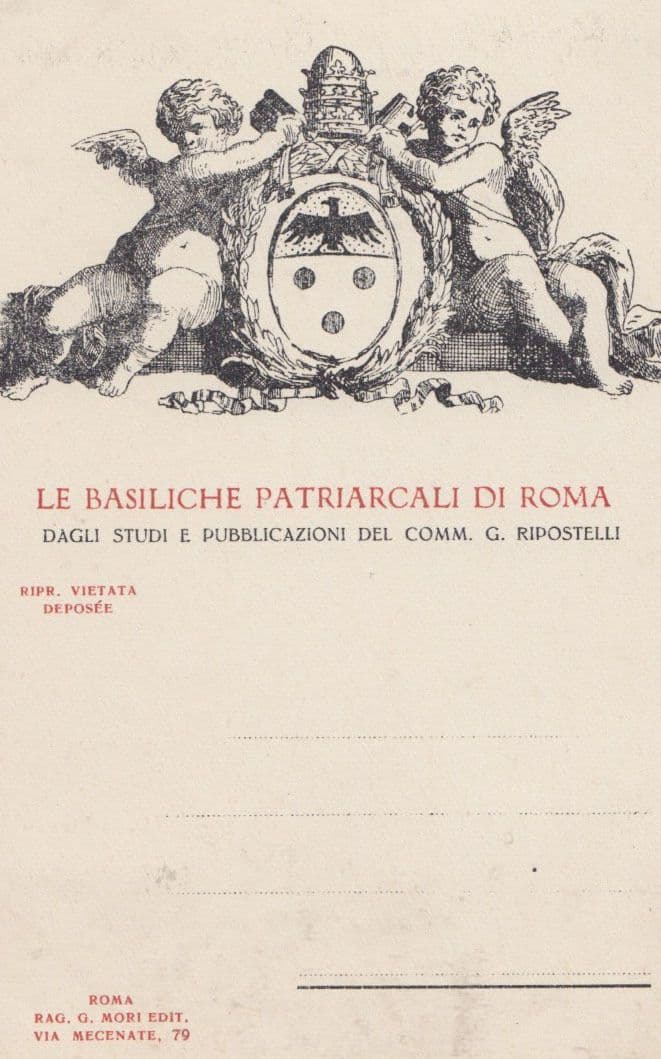 Basilica Rome Roma Ripostelli 3 x Old Italy French Postcard s See Reverses Too