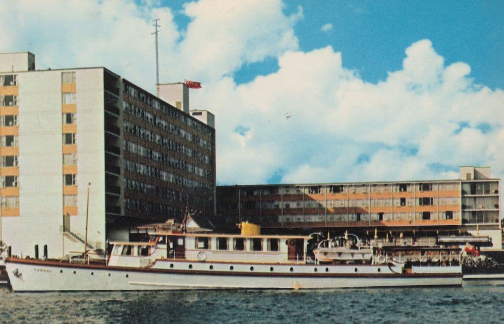 Bayshore Yacht Charters Limited Inn San Juan Ship USA Postcard
