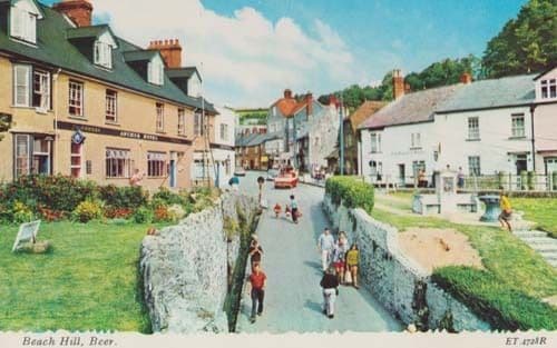 Beach Hill Beer Tea Rooms Anchor Pub Hotel Norfolk 1970s Postcard