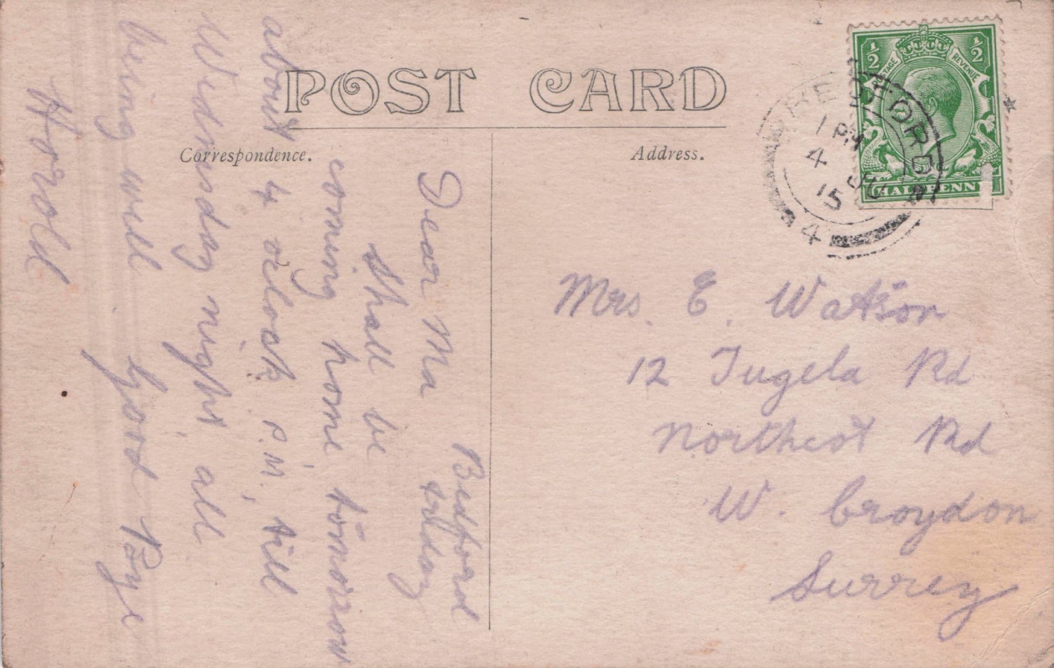Bedford WW1 Army Group Real Photo War Group Postcard