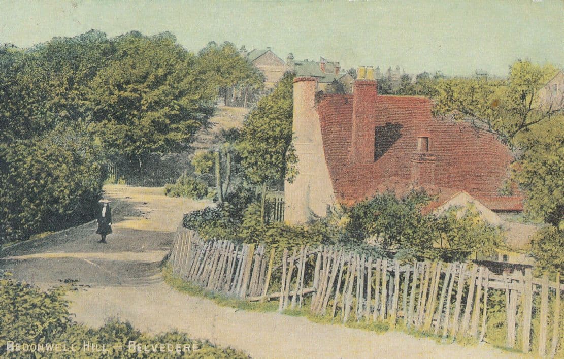 Bedonwell Hill Road Belvedere in 1906 London Postcard