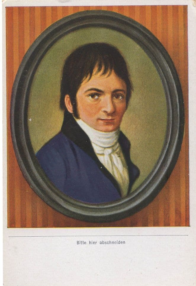 Beethoven German Classical Music Composer Rare Painting Cigarette Card