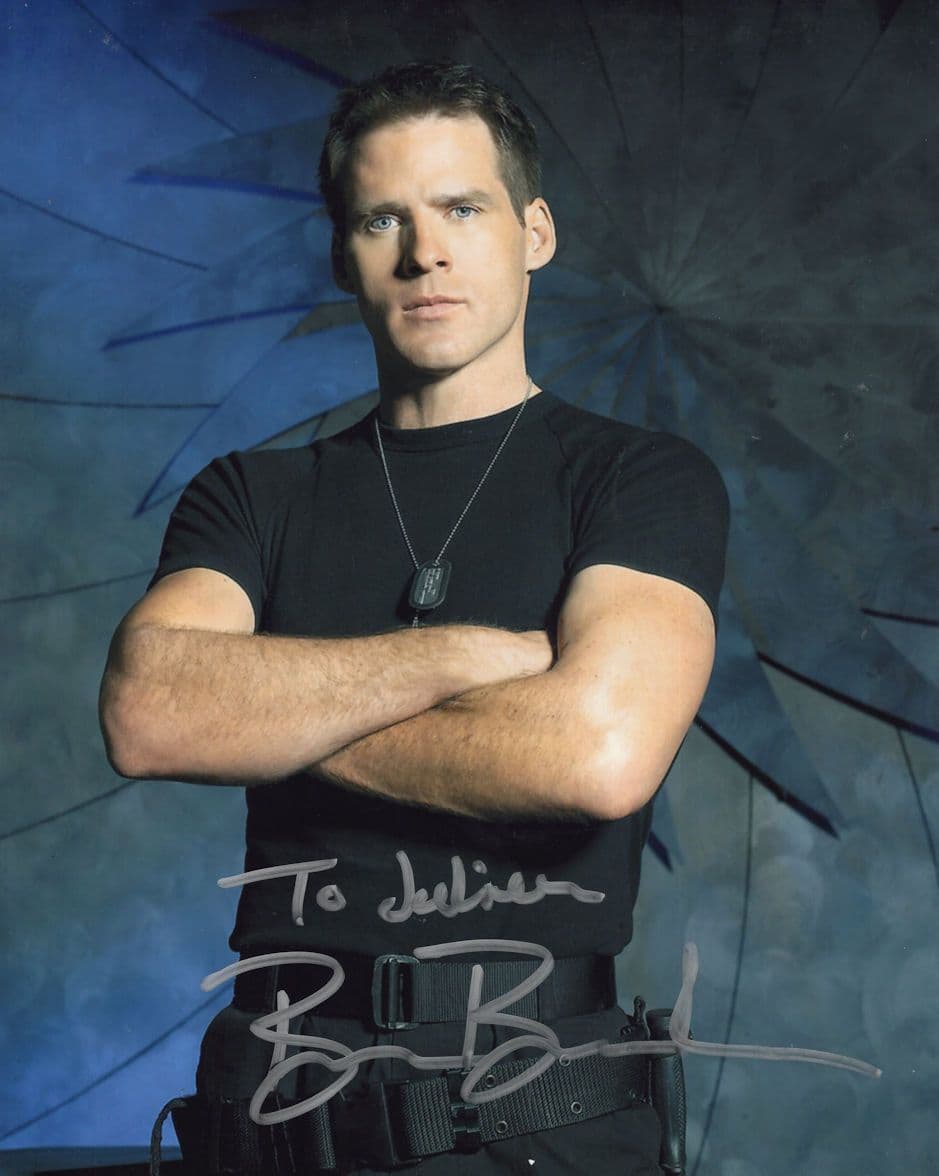 Ben Browder as Cameron Mitchell Stargate SG1 10x8 Hand Signed Photo