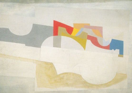 Ben Nicholson Contrupuntal The South Bank Show Tate Gallery Painting Postcard