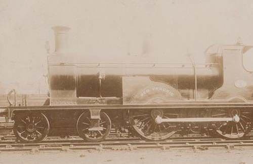 Ben Vrackie Pitlochry Antique Train Railway Real Photo Postcard