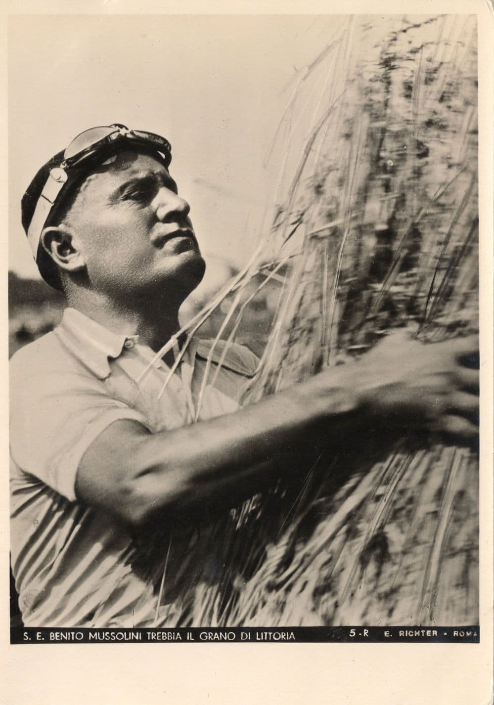 Benito Mussolini Fascism Fascist Real Photo Postcard