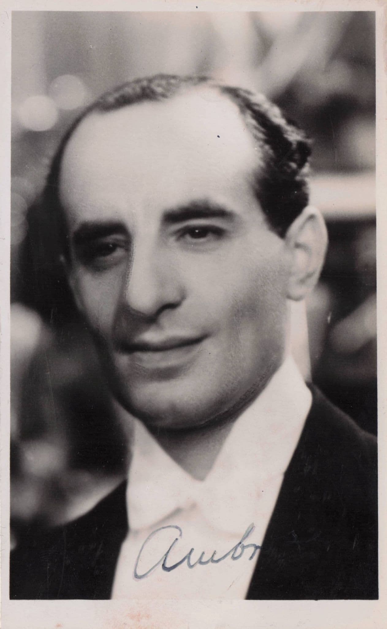 Benjamin Ambrose Big Band Jazz Music Leader Old Hand Signed Photo