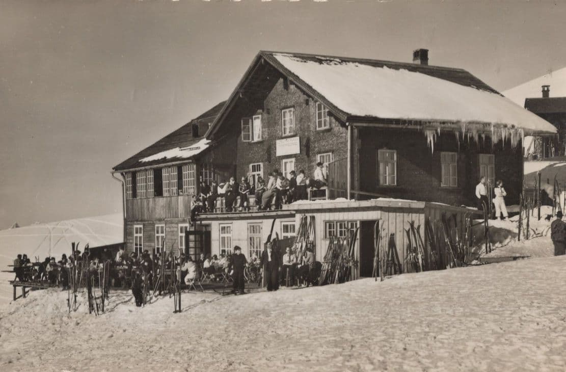 Berghotel Hanhenmoos Pass Adelboden Switzerland Hotel Postcard