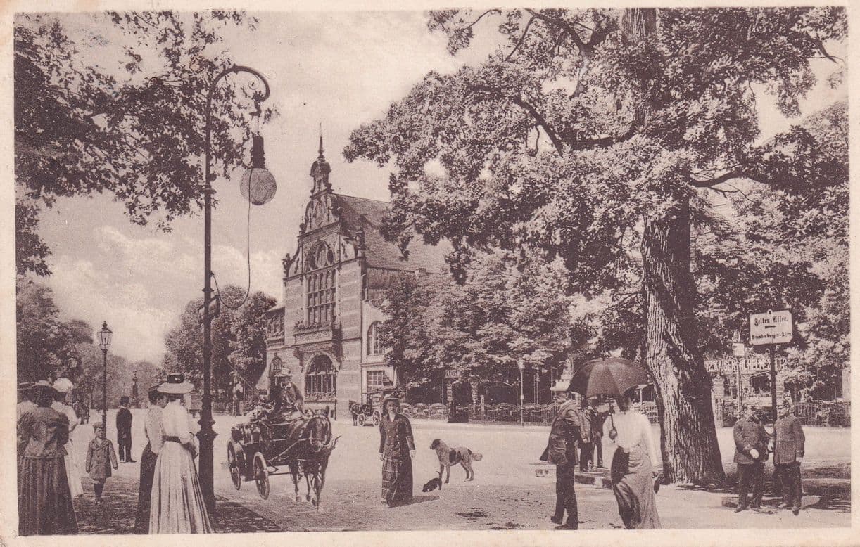 Berlin In Den Zeltin Old German Postcard