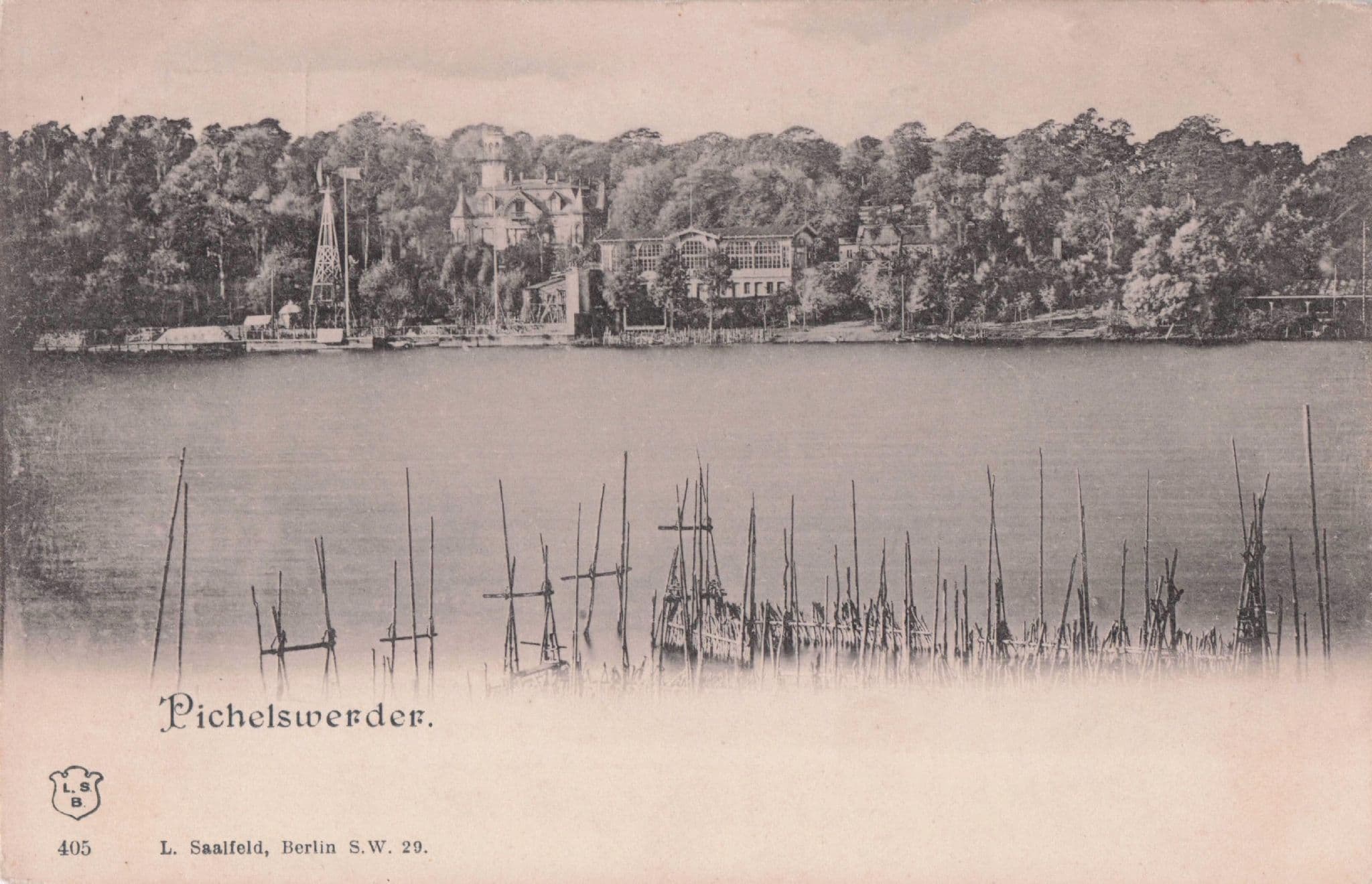 Berlin Pichelswerder Antique German Postcard