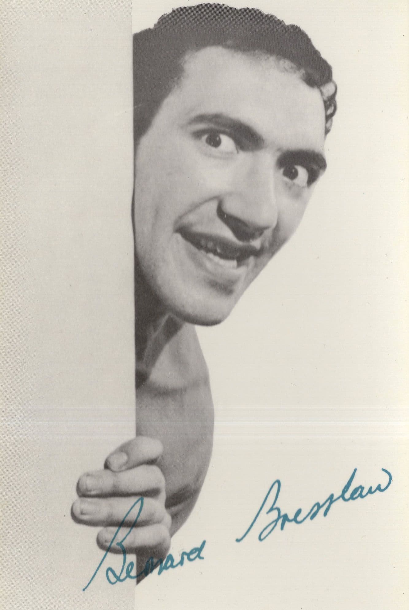 Bernard Bresslaw in Too Many Crooks Film Rare Signed Photo Postcard