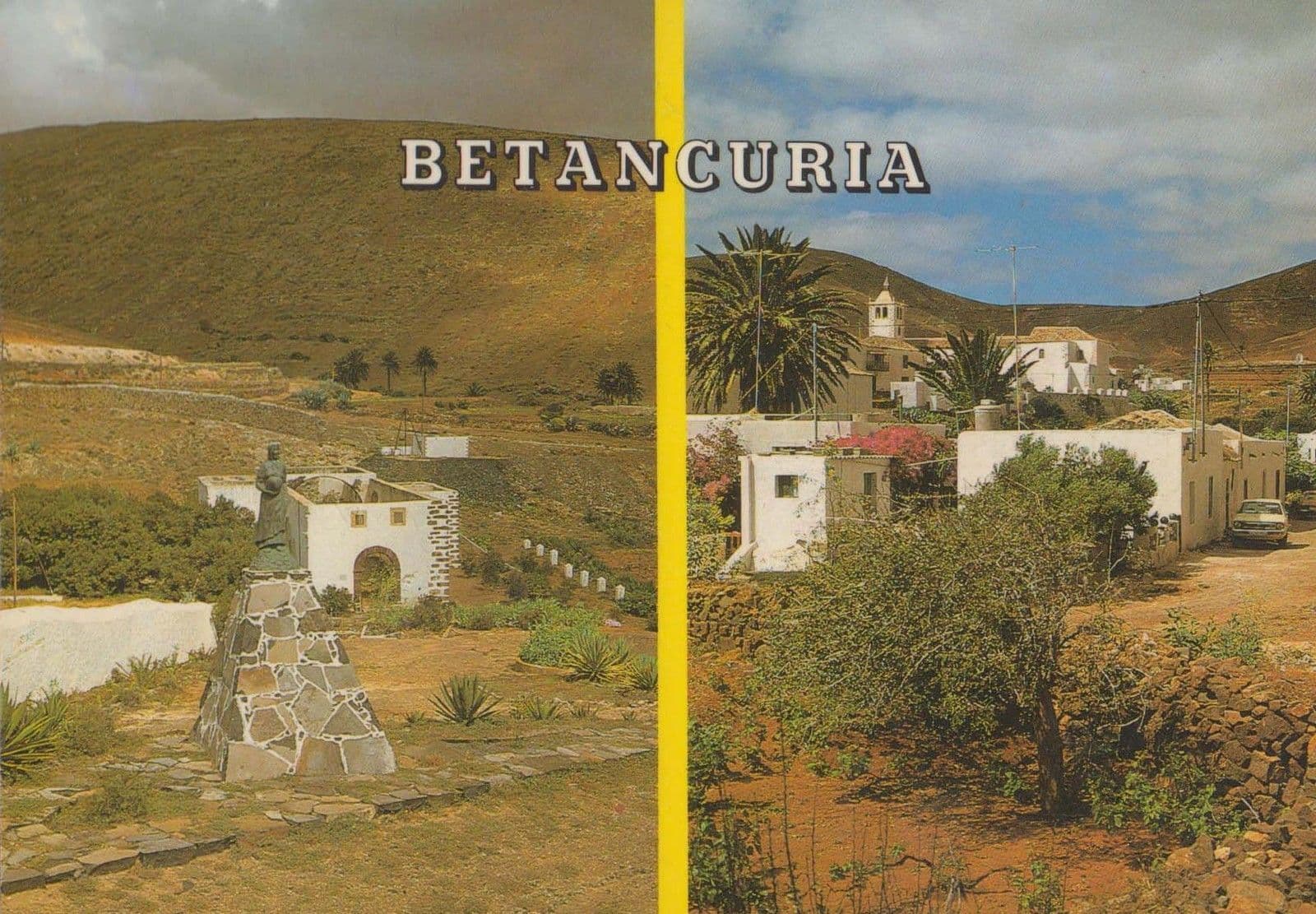 Betancuria Houses Fuerteventura Spain Canary Islands Postcard