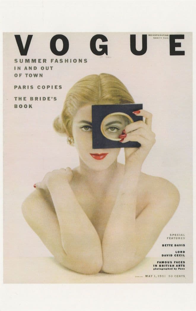 Bette Davis Lord David Cecil Camera Eye Magazine Photo Postcard