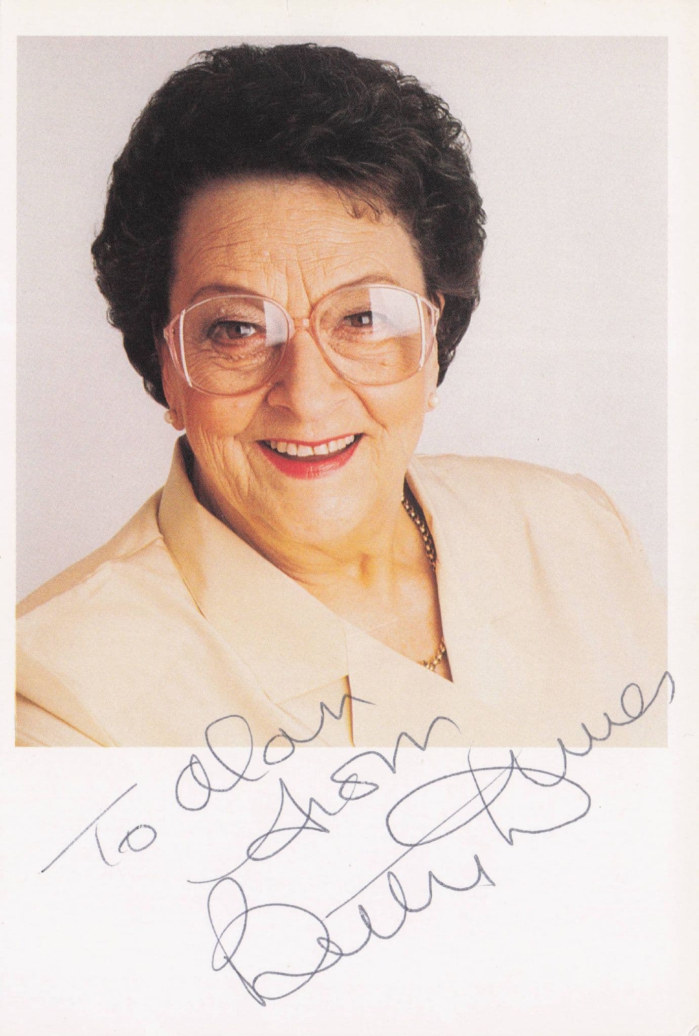 Betty Driver Coronation Street ITV Hand Signed Photo