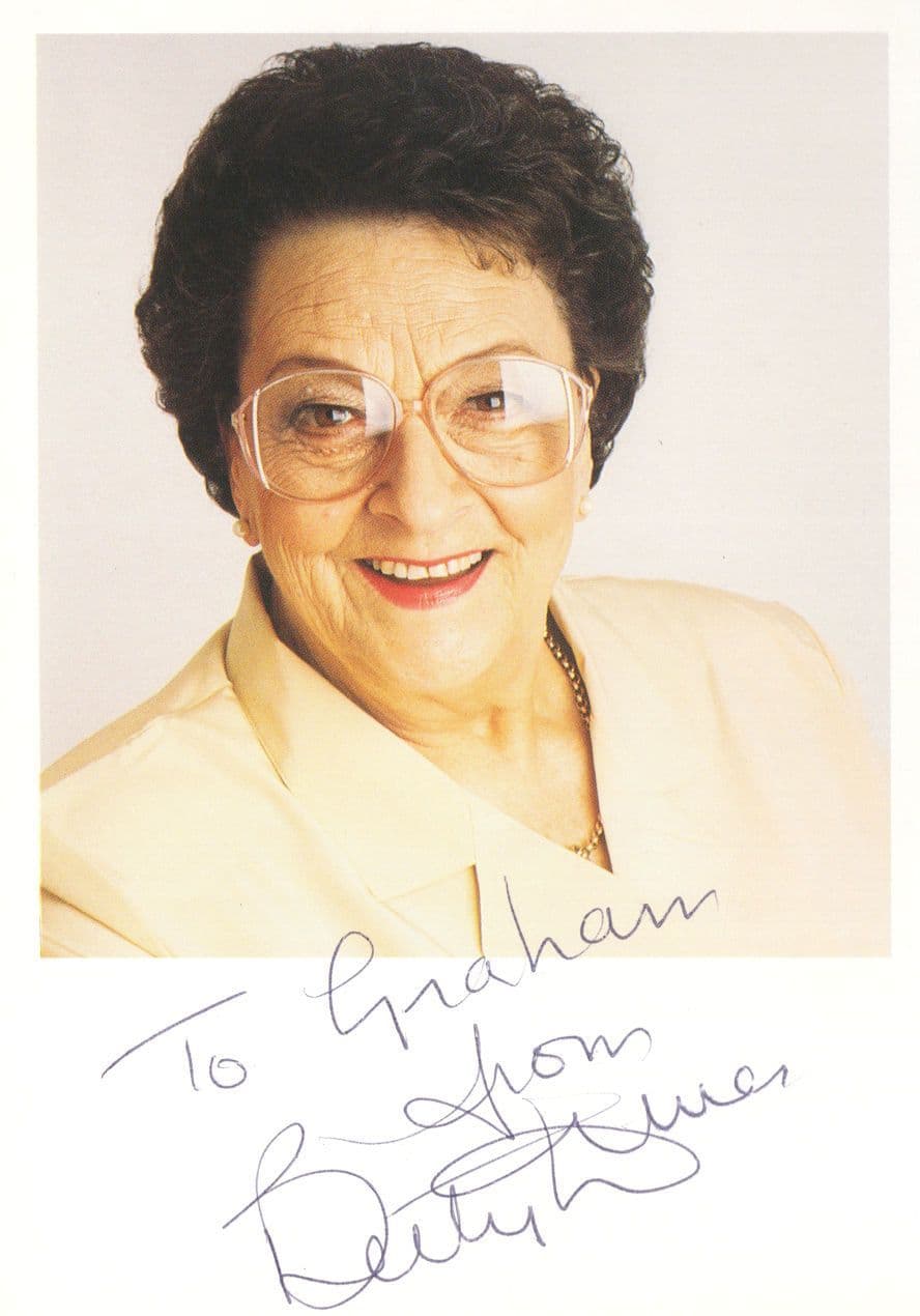 Betty Driver Williams Coronation Street Hand Signed Cast Card Photo