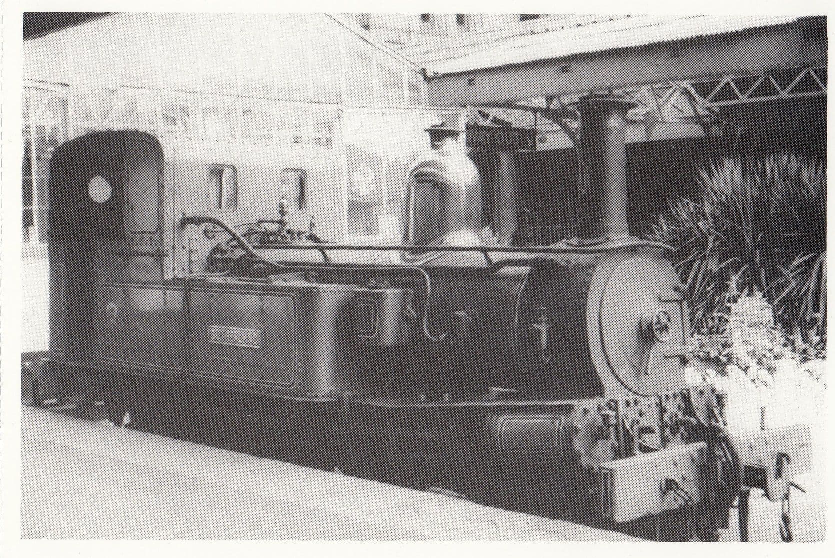 Beyer Peacock Sutherland Isle Of Man Douglas Train Station Postcard