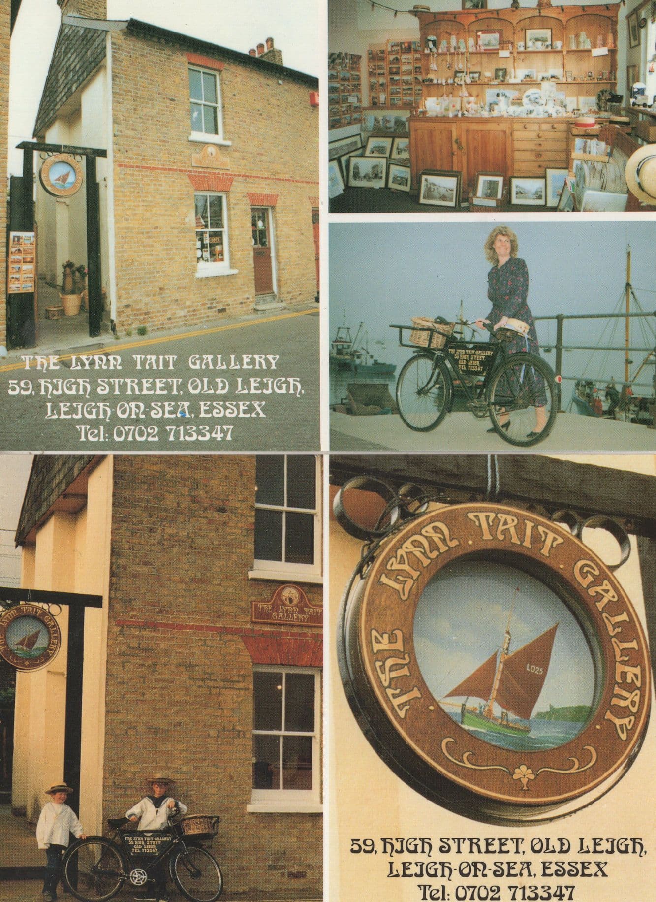 Bicycles at Lynn Tate Gallery Bikes Leigh On Sea Essex 2x Postcard s