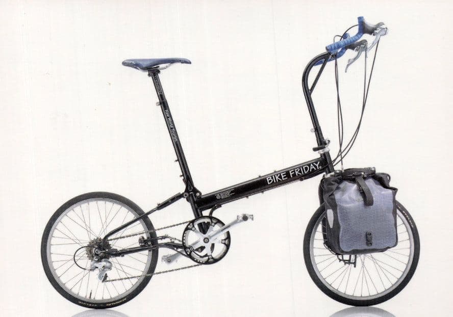 Bike Friday New World Tourist 1998 American Bike Bicycle Postcard