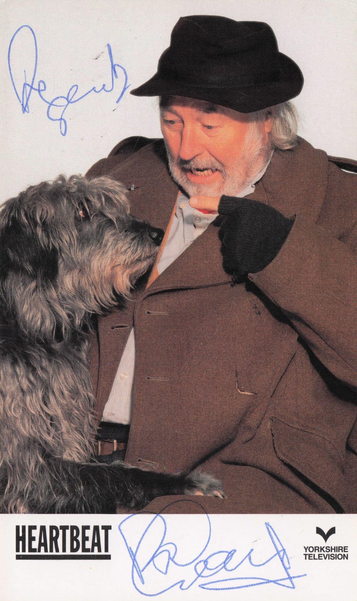 Bill Maynard as Claude Greengrass Heartbeat Hand Signed Cast Card Photo