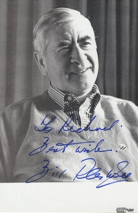Bill Pertwee Dads Army Vintage Hand Signed Photo