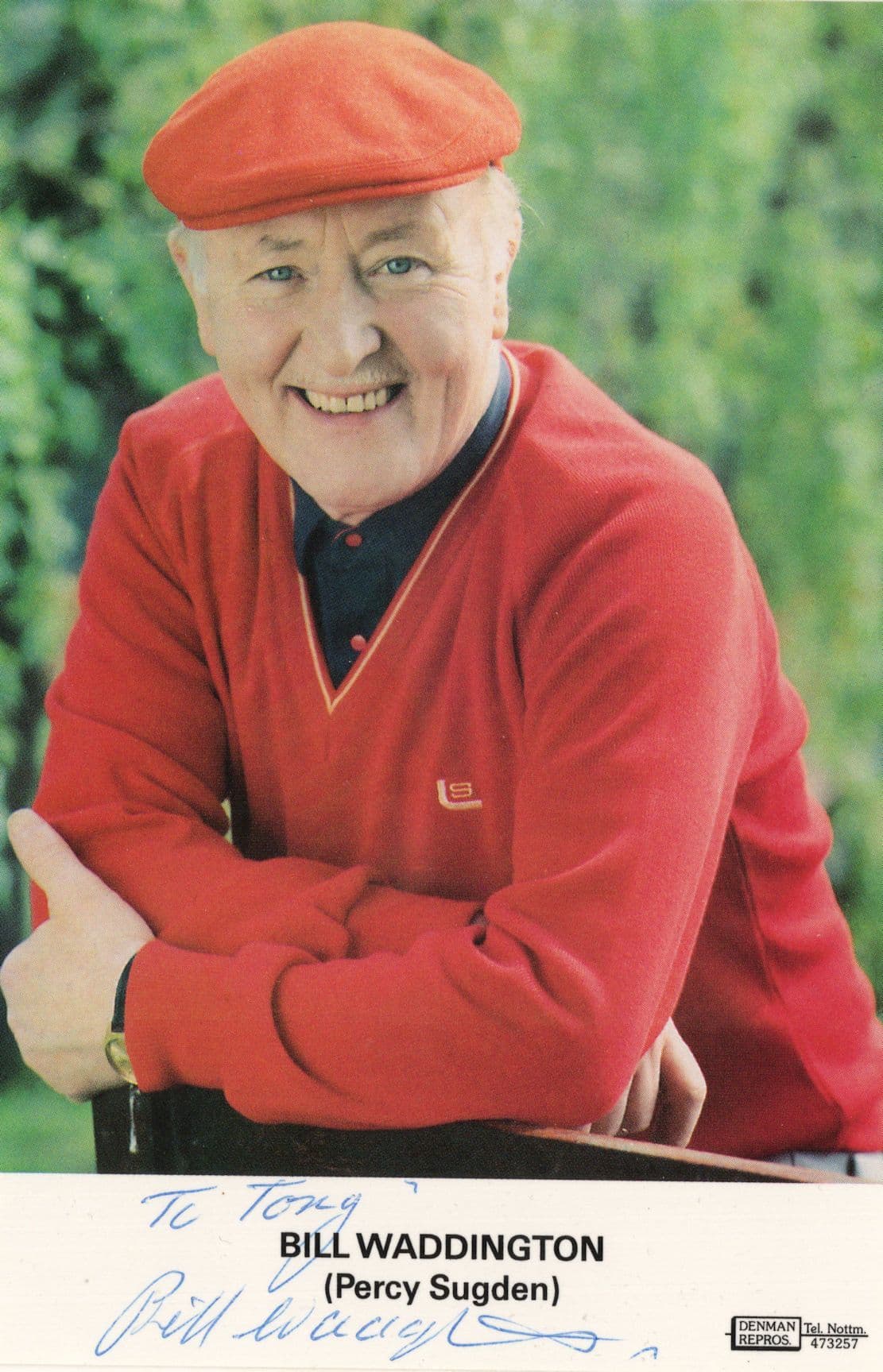 Bill Waddington Coronation Street Vintage Hand Signed Cast Card Photo