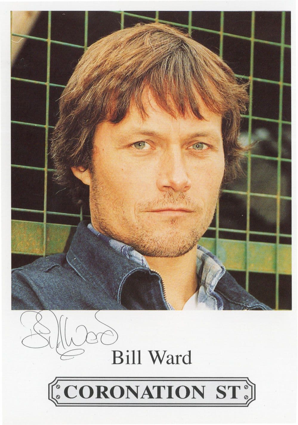 Bill Ward Coronation Street Pre Signed Printed Cast Card Photo
