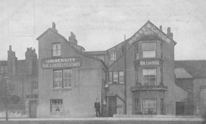 Billiard Room Horse & Groom Hotel Antique Surrey Postcard