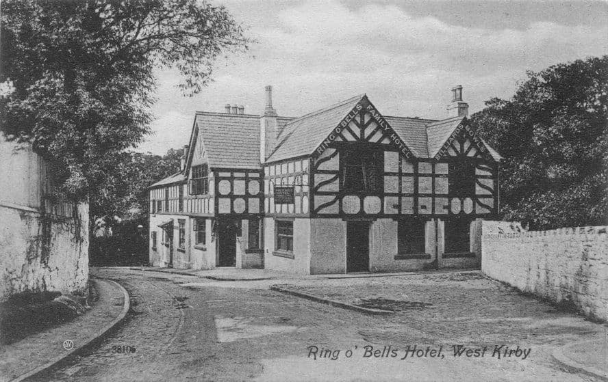 Billiards & Bowling at Ring O Bells Hotel West Kirby Yorkshire Postcard