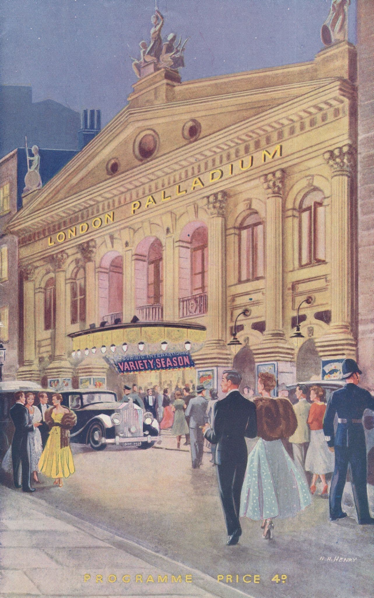Billy Cotton Max Bygraves London Palladium 1952 Theatre Programme